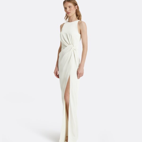Safiyaa Cameron Ivory Long Dress, view 5