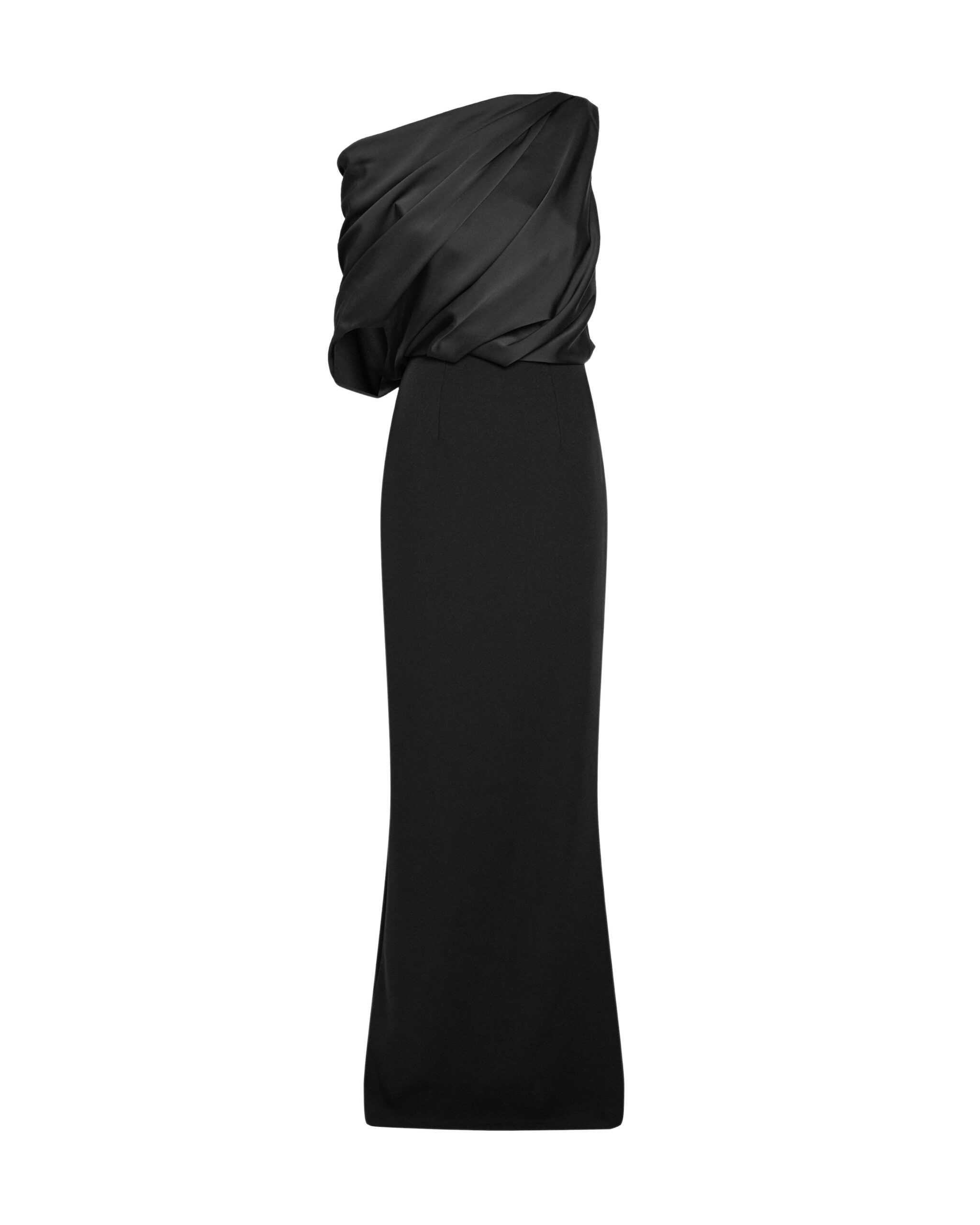 Safiyaa Costanza Long Dress in Black