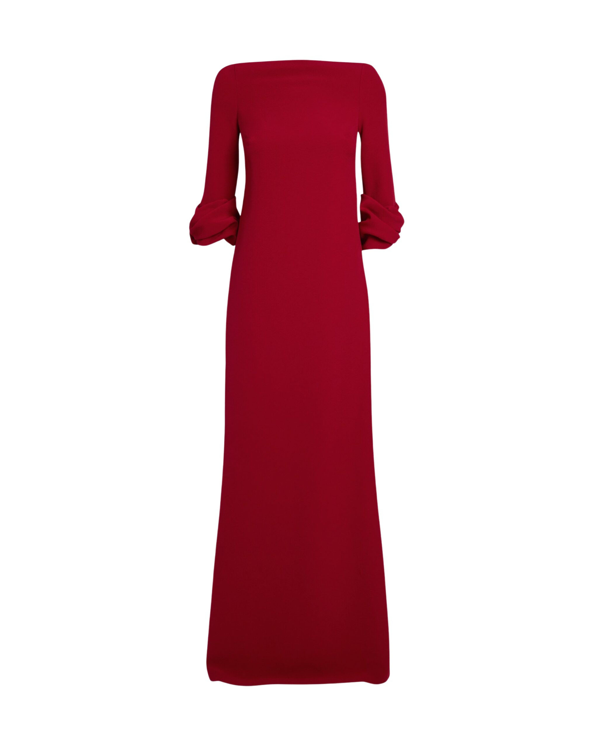 Safiyaa Danica Long Dress in Azalea Red