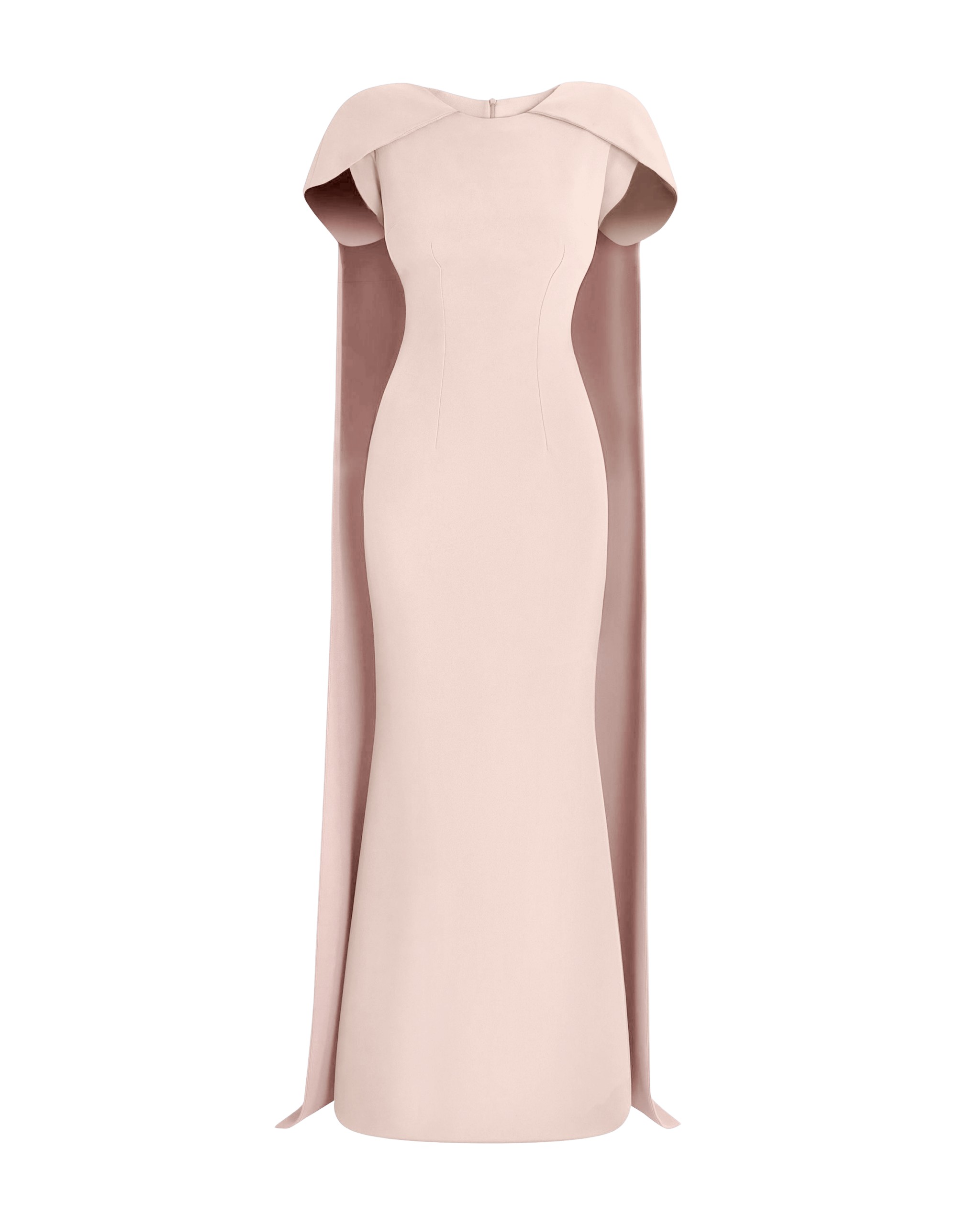 Safiyaa Ginkgo Long Dress in Pale Pink