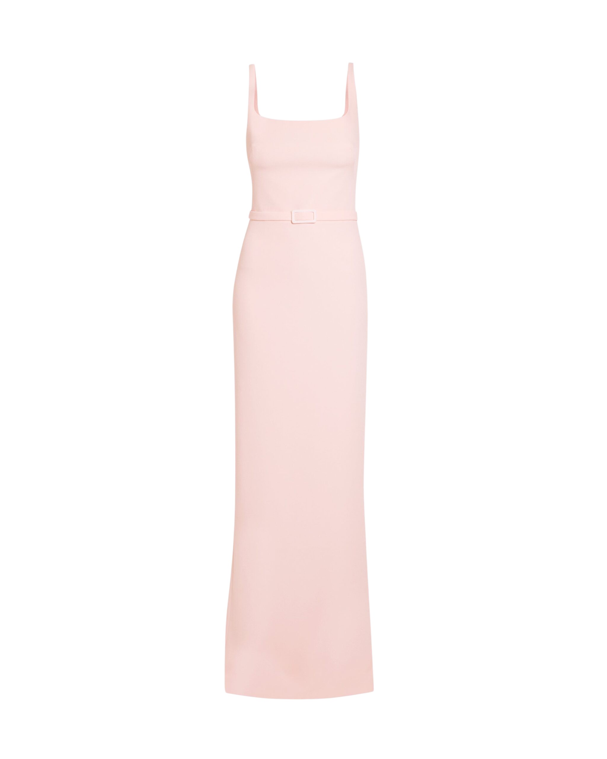 Safiyaa Kristena Long Dress in Pale Pink