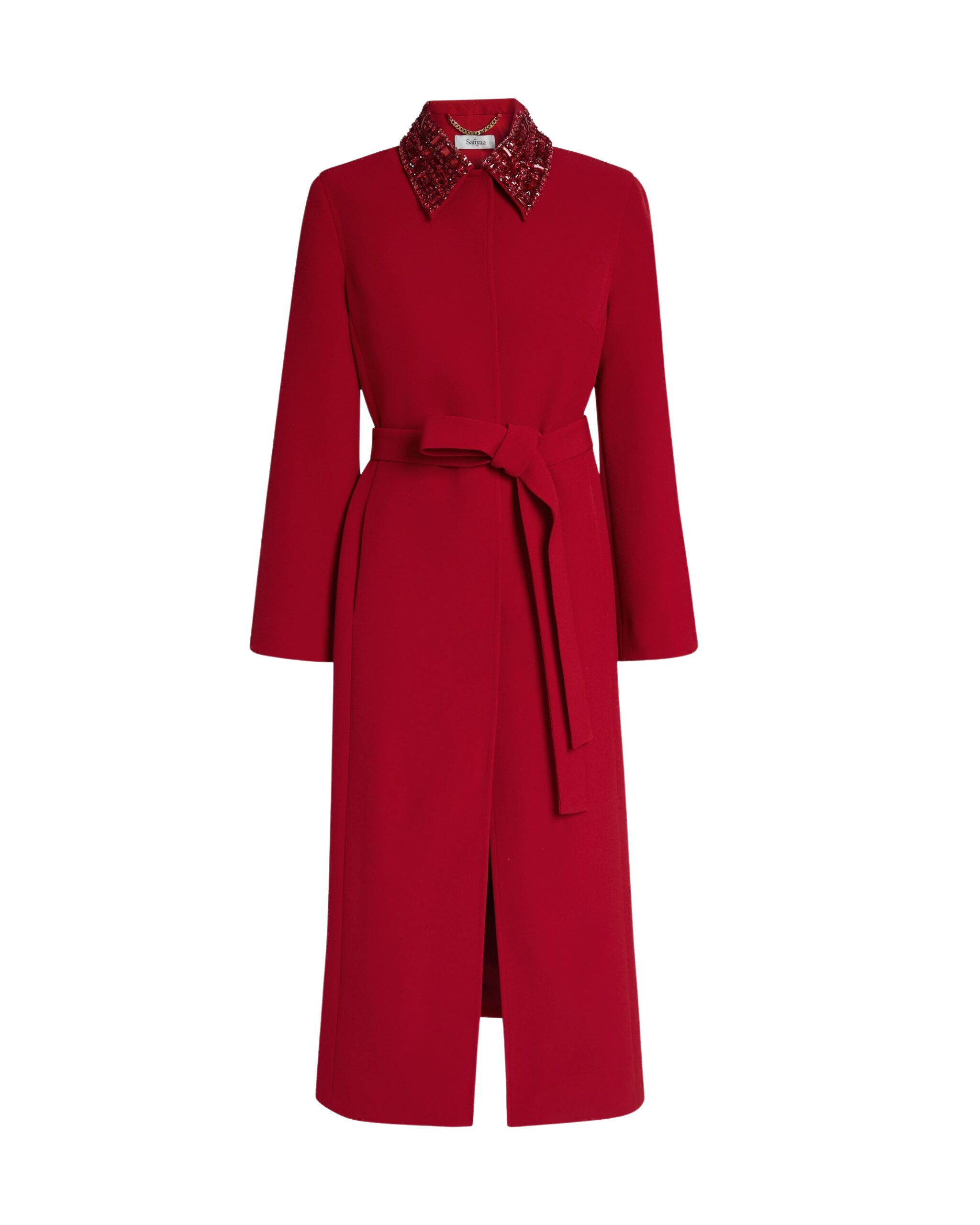 Safiyaa Lillita Jacket in Azalea Red with Multi-reds