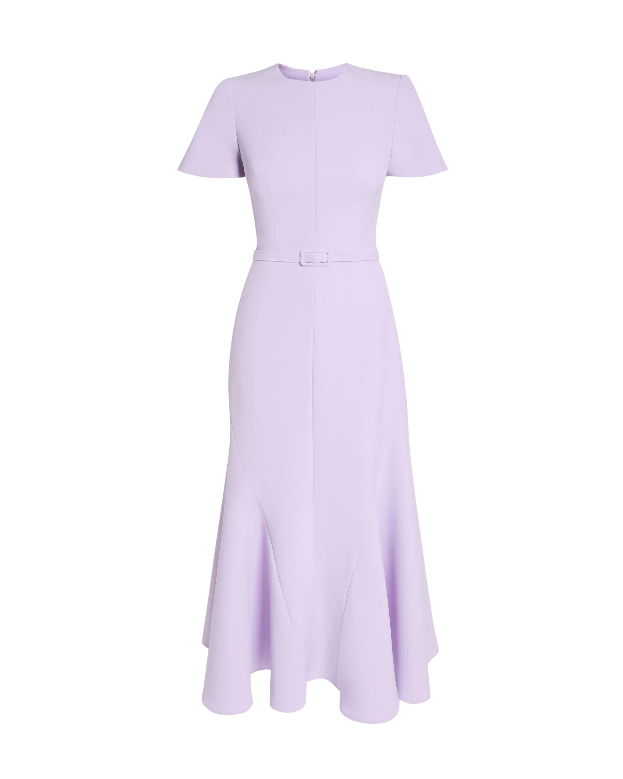 Safiyaa-Luisa-Midi-Dress-in-Verbena-Coveti-scaled96628_nobg Safiyaa Luisa Midi Dress in Verbena - Safiyaa Dresses - Heavy Crepe Cape Gown - Shop at Luxury Shoes