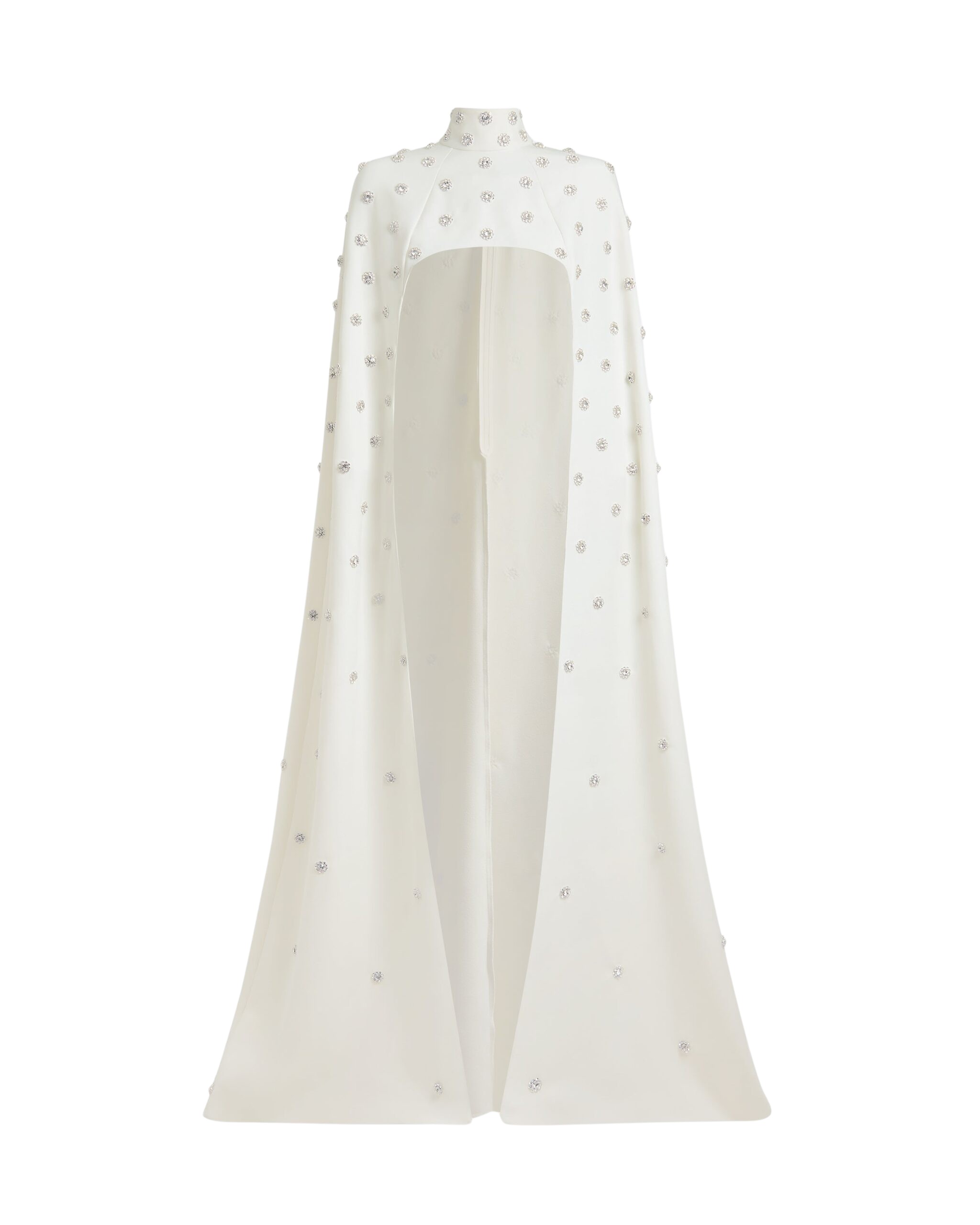 Safiyaa Manore Ivory Harness With Soshin Long Dress