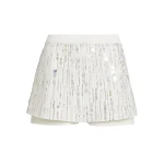 Safiyaa Matilda Skirt in Ivory with Crystal Embellishment - Safiyaa Skirts - Heavy Crepe Cape Gown - Shop at Luxury Shoes 