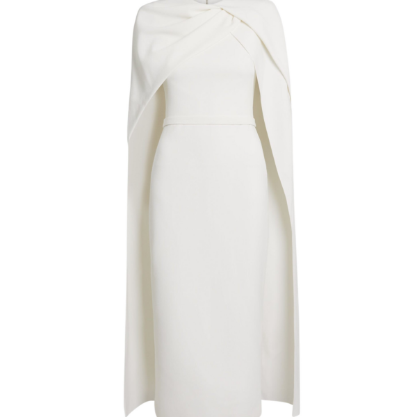 Safiyaa Oria Midi Dress in Ivory