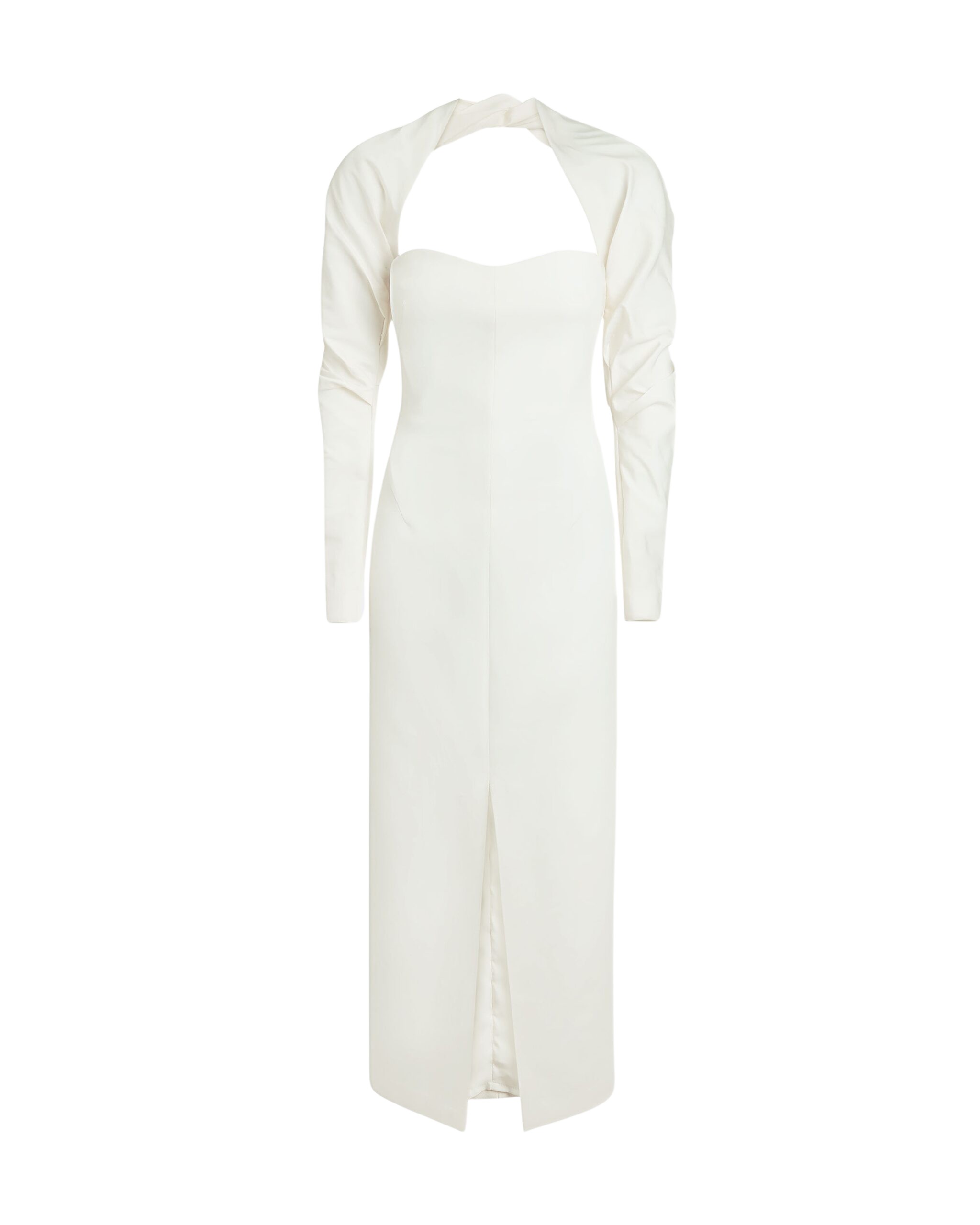 Safiyaa Romane Ivory Midi Dress