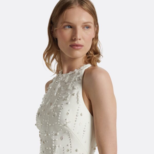 Safiyaa Rosmand Ivory Short Dress, view 4
