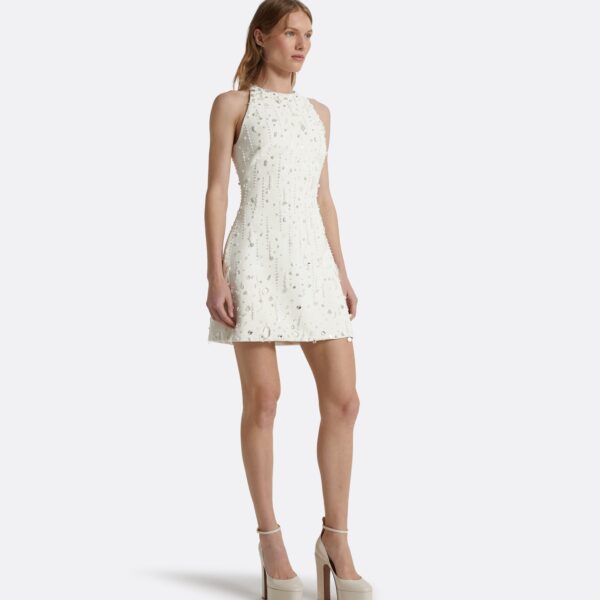 Safiyaa Rosmand Ivory Short Dress, view 5