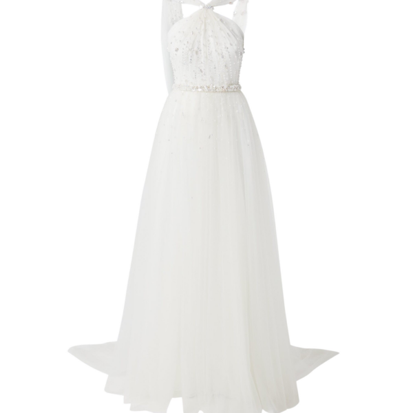 Safiyaa Tabia Ivory Long Dress