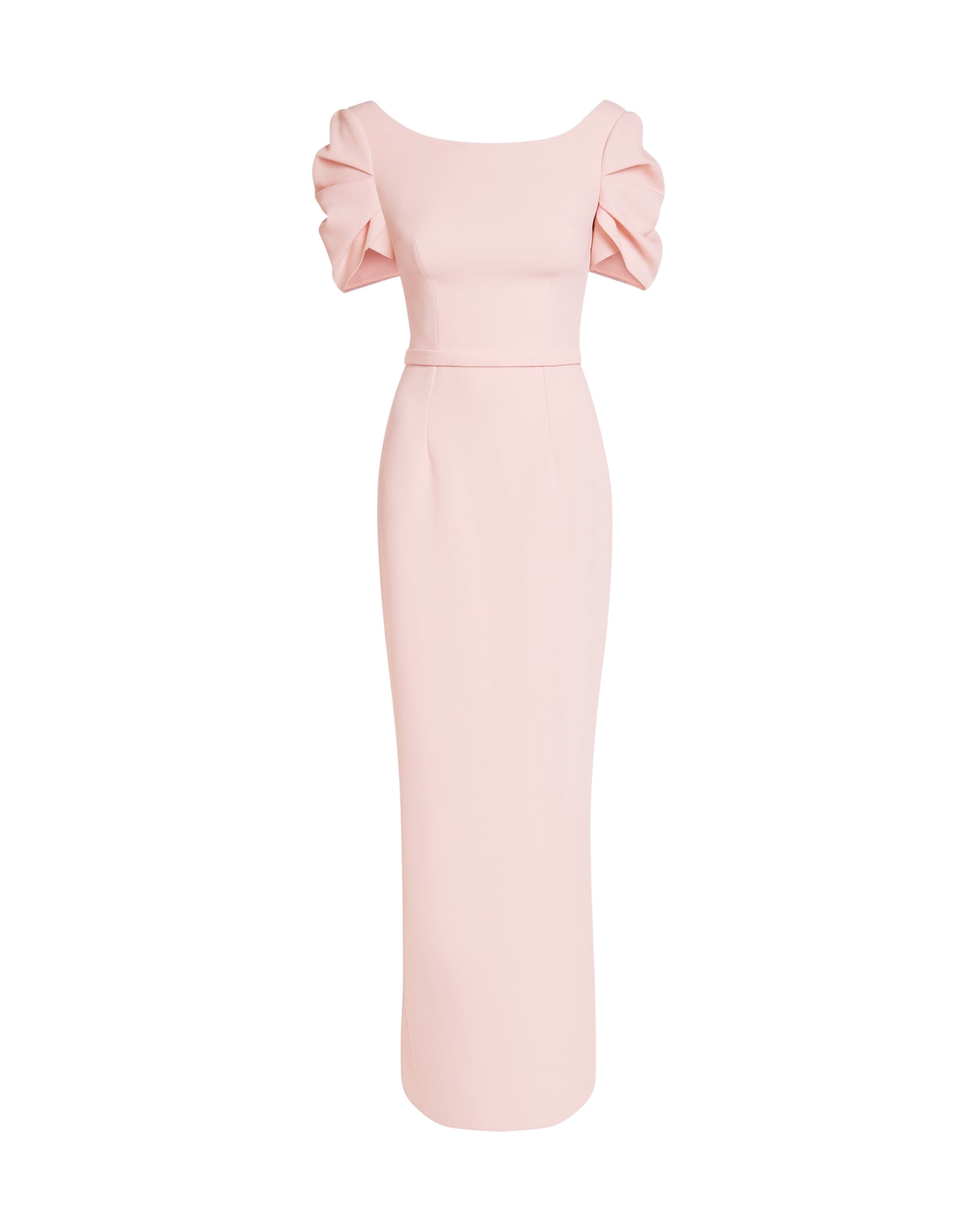Safiyaa Vanna Dress Long in Pale Pink