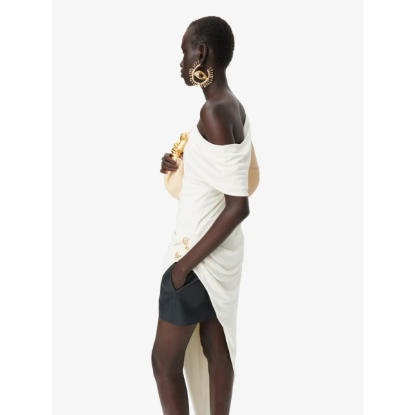 Schiaparelli Assymmetrical Piercings Dress Dresses in Schiaparelli Authentic Luxury Fashion at Luxury Shoes 
