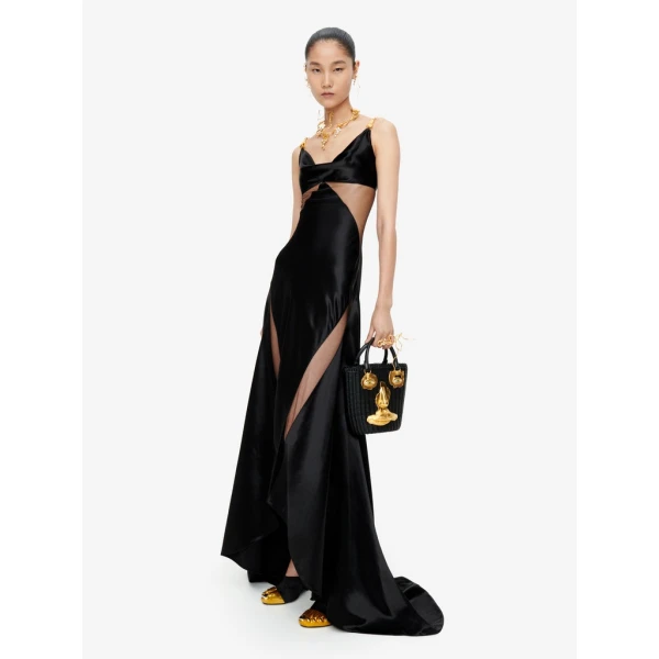 Schiaparelli Bias Cut Jewelled Straps Slip Dress Dresses in Schiaparelli Authentic Luxury Fashion at Luxury Shoes 