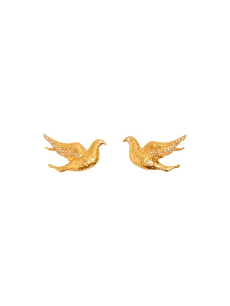 Schiaparelli Dove Earrings