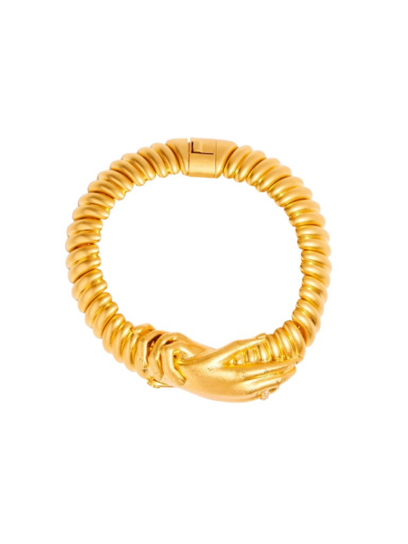 Schiaparelli Intertwined Hands Necklace
