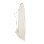 Schiaparelli-Keyhole-Dress78867_nobg Schiaparelli Keyhole Dress Dresses in Schiaparelli Authentic Luxury Fashion at Luxury Shoes