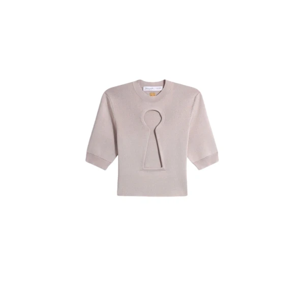 Schiaparelli Keyhole Top Tops in Schiaparelli Authentic Luxury Fashion at Luxury Shoes 