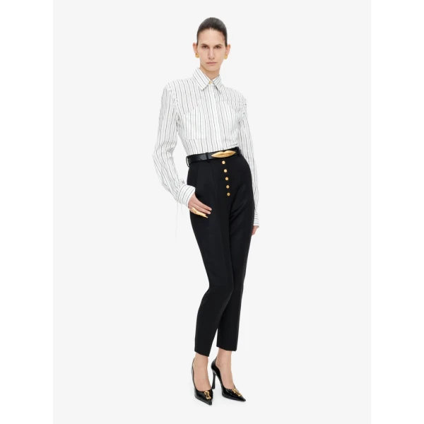 Schiaparelli Lace-Up Shirt Tops in Schiaparelli Authentic Luxury Fashion at Luxury Shoes 