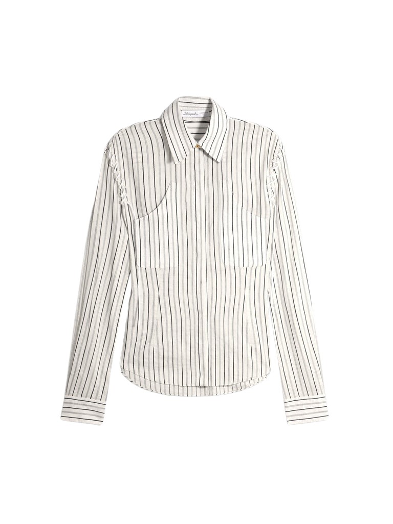 Schiaparelli Lace-Up Shirt Tops in Schiaparelli Authentic Luxury Fashion at Luxury Shoes 