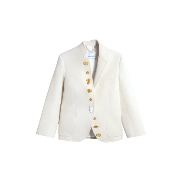 Schiaparelli Little Asymmetrical Jacket Jackets in Schiaparelli Authentic Luxury Fashion at Luxury Shoes 
