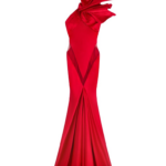 Schiaparelli Long Asymmetrical Backless Dress Dresses in Schiaparelli Authentic Luxury Fashion at Luxury Shoes 
