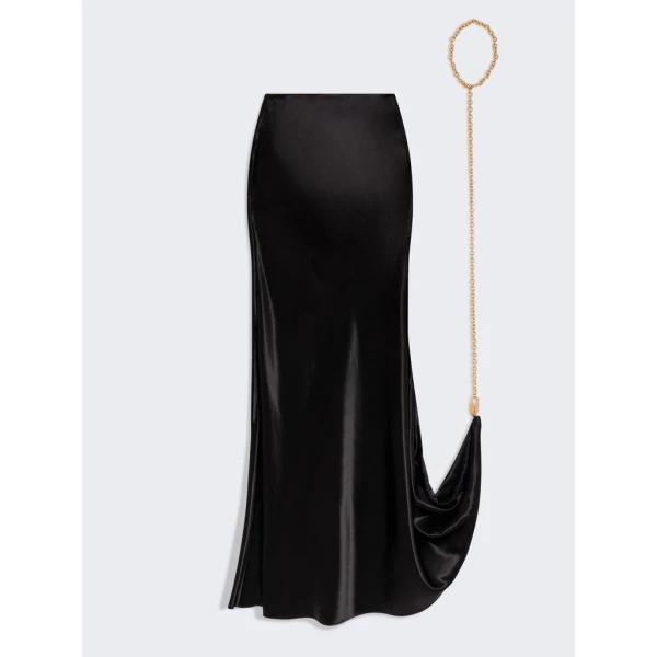 Schiaparelli Long Padlock Chain Skirt Skirts in Schiaparelli Authentic Luxury Fashion at Luxury Shoes 