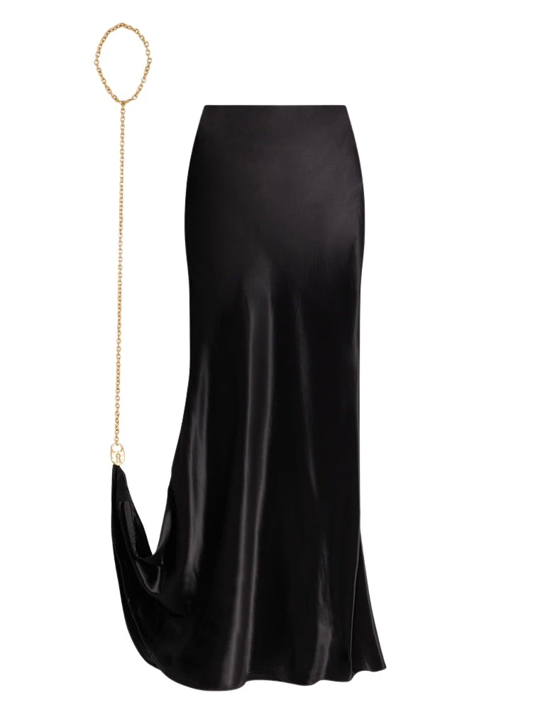 Schiaparelli-Long-Padlock-Chain-Skirt31517_nobg Schiaparelli Long Padlock Chain Skirt Skirts in Schiaparelli Authentic Luxury Fashion at Luxury Shoes