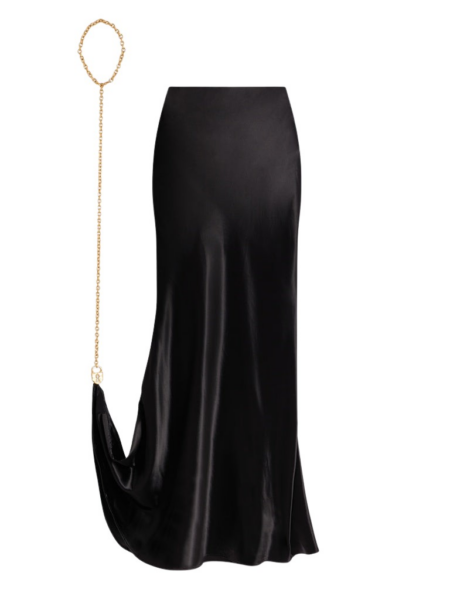 Schiaparelli Long Padlock Chain Skirt Skirts in Schiaparelli Authentic Luxury Fashion at Luxury Shoes 