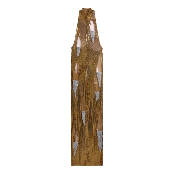 Schiaparelli Metallic Torn Dress Dresses in Schiaparelli Authentic Luxury Fashion at Luxury Shoes 