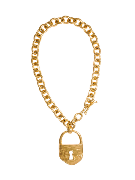 Schiaparelli Padlock Necklace