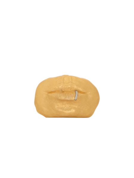 Schiaparelli Pierced Mouth Bijoux Minaudière