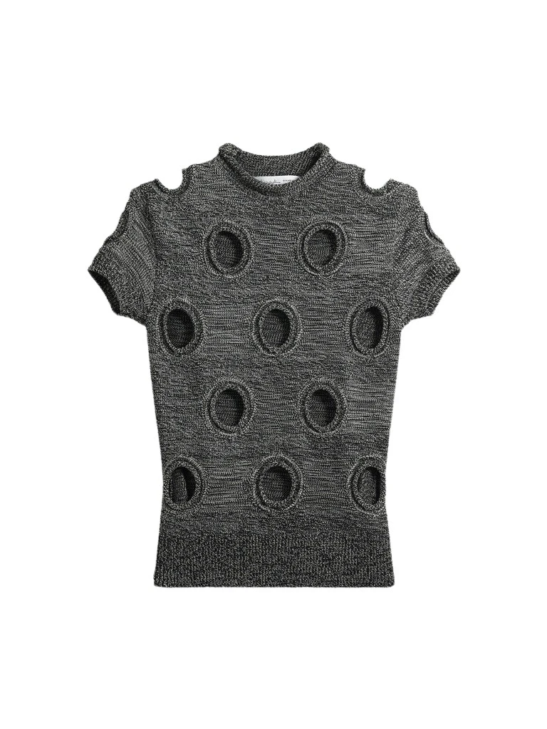 Schiaparelli-Polka-Dot-T-Shirt85070_nobg Schiaparelli Polka Dot T-Shirt Tops in Schiaparelli Authentic Luxury Fashion at Luxury Shoes