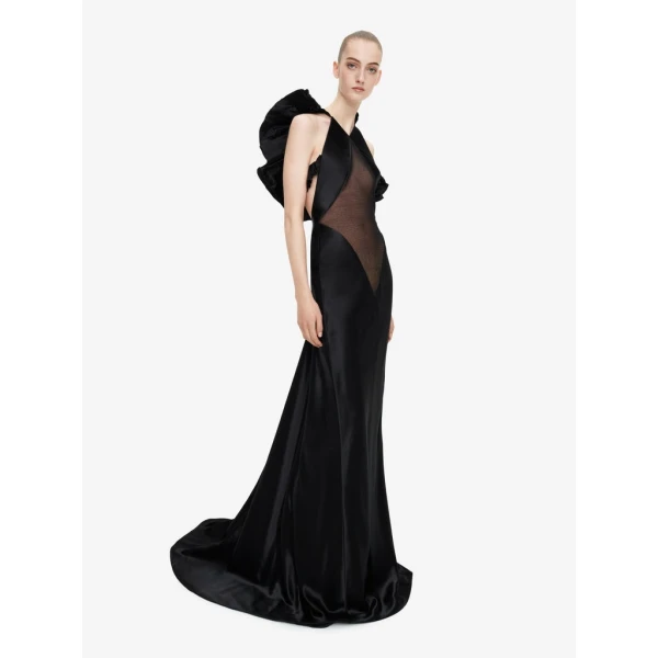 Schiaparelli Ruffled Dress Dresses in Schiaparelli Authentic Luxury Fashion at Luxury Shoes 