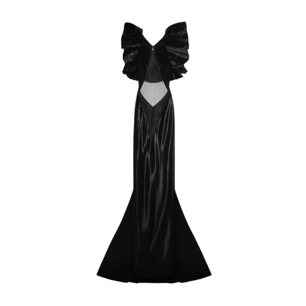 Schiaparelli Ruffled Dress Dresses in Schiaparelli Authentic Luxury Fashion at Luxury Shoes 