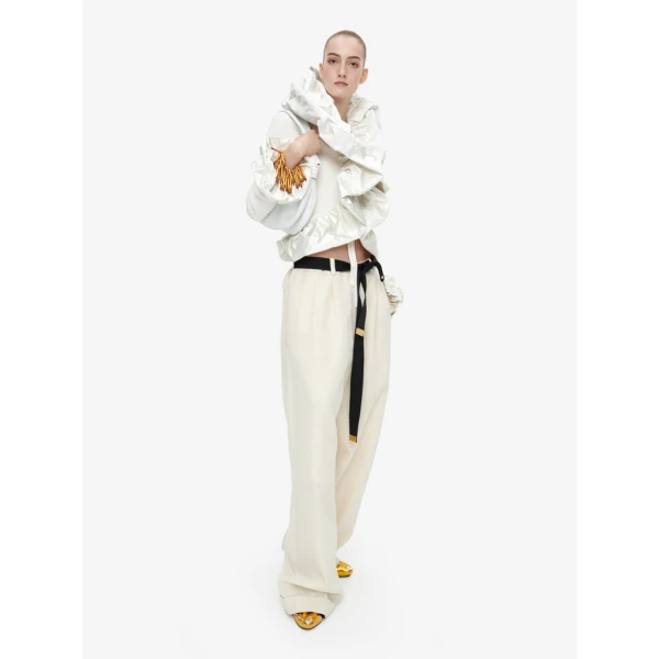 Schiaparelli Sculptural Ruffle Cardigan Knitwear in Schiaparelli Authentic Luxury Fashion at Luxury Shoes 