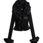 Schiaparelli Sculptural Ruffle Cardigan Knitwear in Schiaparelli Authentic Luxury Fashion at Luxury Shoes 
