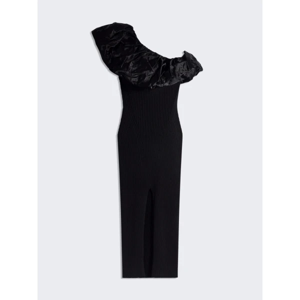 Schiaparelli Sculptural Ruffle Dress Dresses in Schiaparelli Authentic Luxury Fashion at Luxury Shoes 