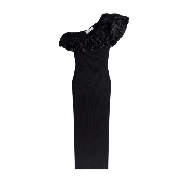 Schiaparelli Sculptural Ruffle Dress Dresses in Schiaparelli Authentic Luxury Fashion at Luxury Shoes 