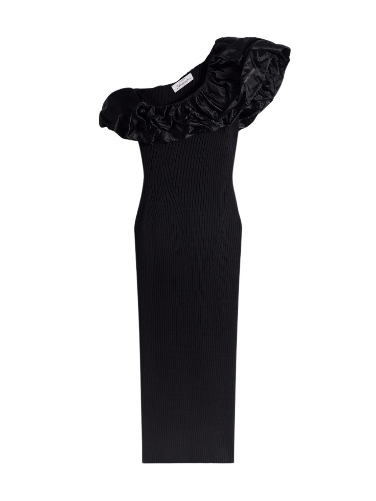 Schiaparelli Sculptural Ruffle Dress Dresses in Schiaparelli Authentic Luxury Fashion at Luxury Shoes 