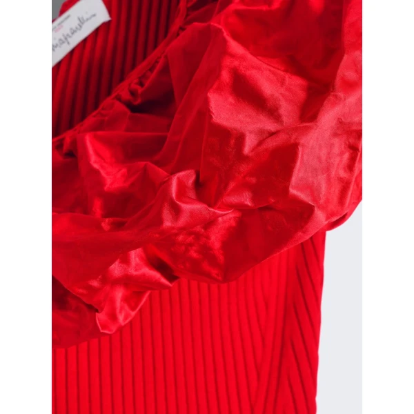 Schiaparelli Sculptural Ruffle Dress Dresses in Schiaparelli Authentic Luxury Fashion at Luxury Shoes 