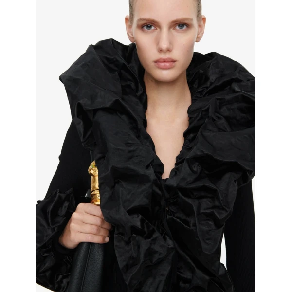 Schiaparelli Sculptural Ruffle Dress Dresses in Schiaparelli Authentic Luxury Fashion at Luxury Shoes 