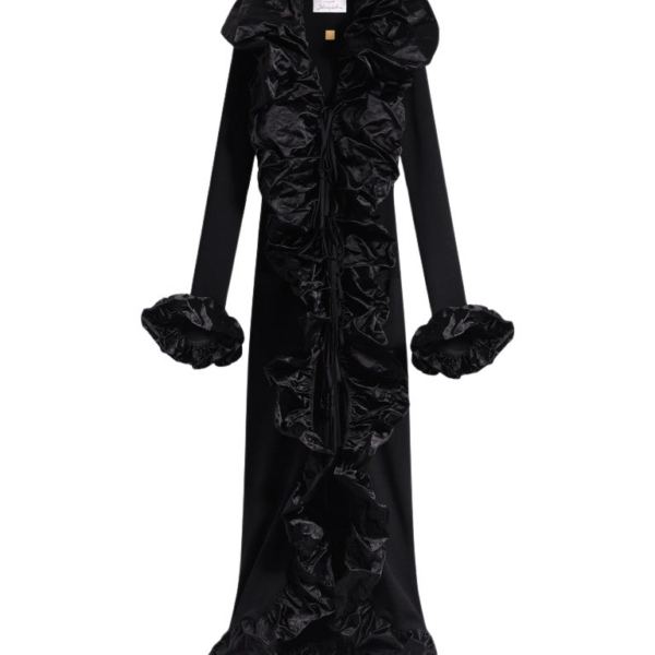 Schiaparelli Sculptural Ruffle Dress Dresses in Schiaparelli Authentic Luxury Fashion at Luxury Shoes 