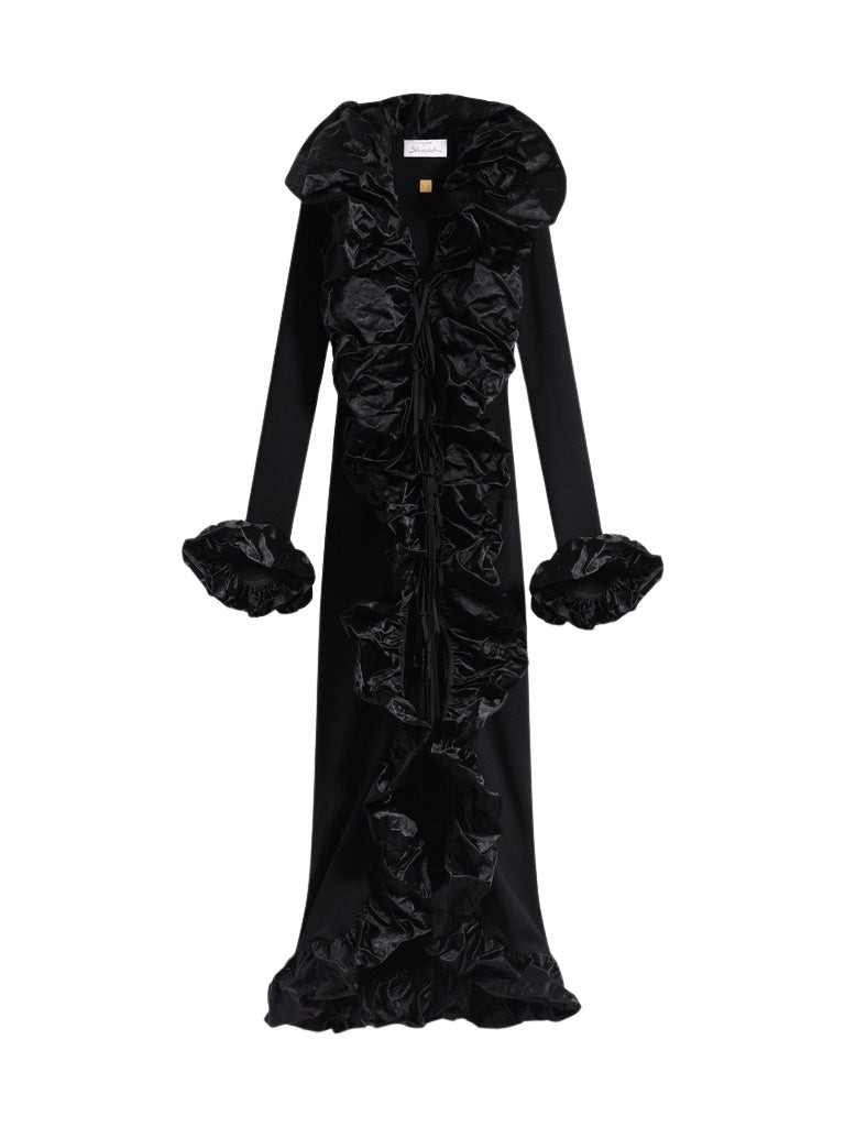 Schiaparelli Sculptural Ruffle Dress Dresses in Schiaparelli Authentic Luxury Fashion at Luxury Shoes 