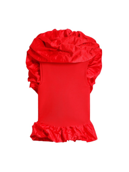 Schiaparelli Sculptural Ruffle Top Tops in Schiaparelli Authentic Luxury Fashion at Luxury Shoes 