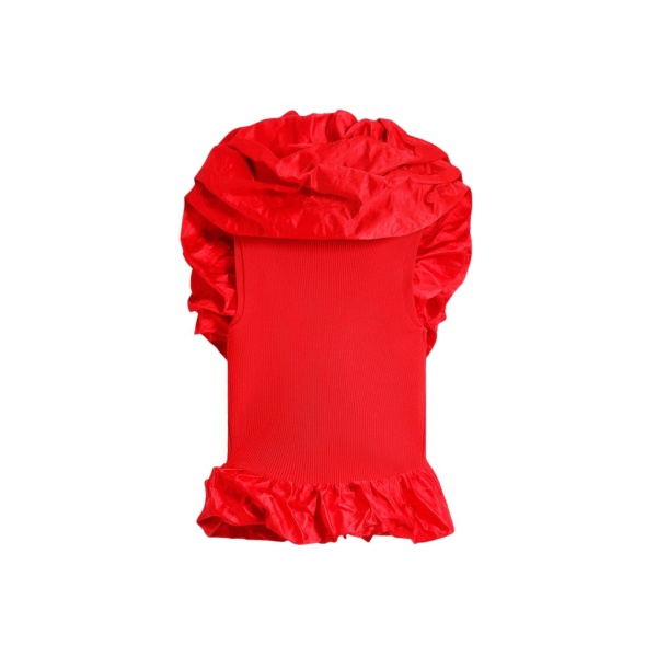 Schiaparelli Sculptural Ruffle Top Tops in Schiaparelli Authentic Luxury Fashion at Luxury Shoes 