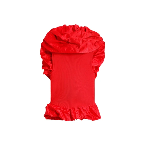 Schiaparelli Sculptural Ruffle Top Tops in Schiaparelli Authentic Luxury Fashion at Luxury Shoes 