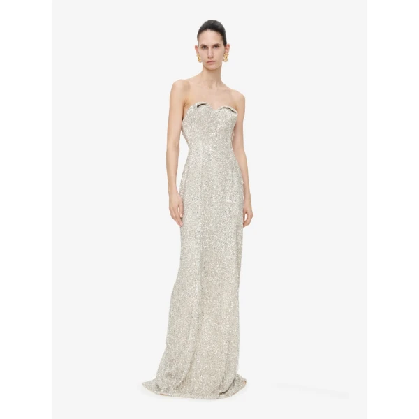 Schiaparelli Sequin Bustier Dress Dresses in Schiaparelli Authentic Luxury Fashion at Luxury Shoes 