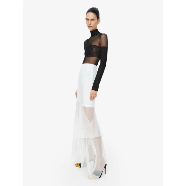 Schiaparelli Sheer Skirt Skirts in Schiaparelli Authentic Luxury Fashion at Luxury Shoes 