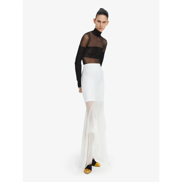 Schiaparelli Sheer Skirt Skirts in Schiaparelli Authentic Luxury Fashion at Luxury Shoes 