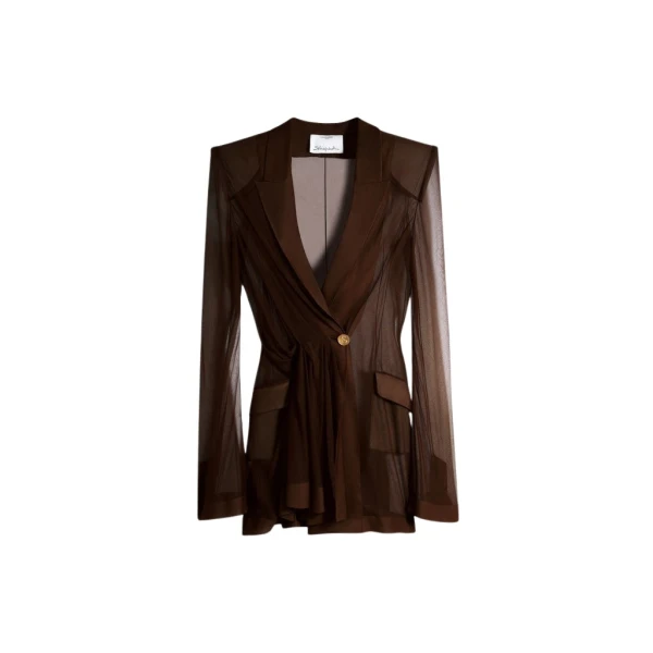 Schiaparelli Transparent Crossover Jacket Jackets in Schiaparelli Authentic Luxury Fashion at Luxury Shoes 